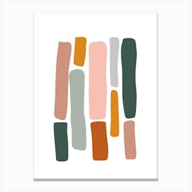 Rainbow Abstract 01 Canvas Print