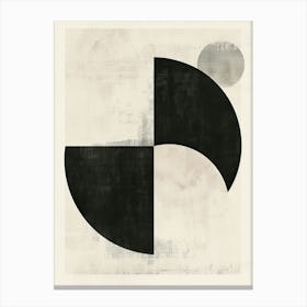 Leknes Stone Park Bauhaus Minimalist Canvas Print