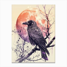 Raven 5 Canvas Print