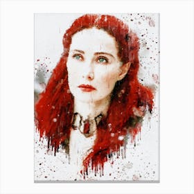 Melisandre Game Of Thrones Painting Canvas Print