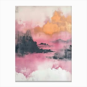 Pink Sunset Canvas Print