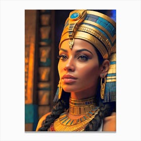 Cleopatra Portrait Artwork 17 Canvas Print