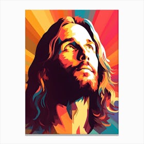 Jesus Christ Pop Art 1 Canvas Print