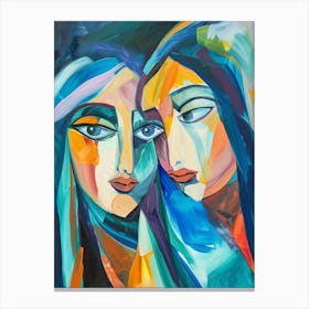 Two Women Canvas Print