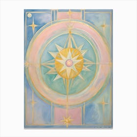 Star Compass Canvas Print