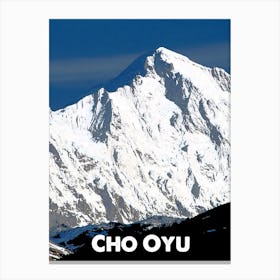 Cho Oyo, Mountain, Nepal, Nature, Himalayas, Climbing, Wall Print, Canvas Print