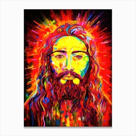 JC Himself - Jesus Face Canvas Print