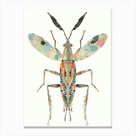 Colourful Insect 6 Illustration Canvas Print