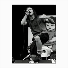 Singer Eddie Vedder From American Rock Band Pearl Jam Canvas Print