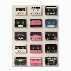 Cassette Tapes 1 Canvas Print