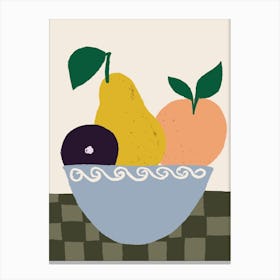 Fruit Bowl 1 Canvas Print