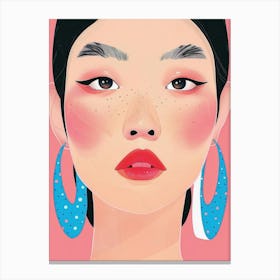 Asian Girl 37 Canvas Print