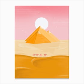 Pyramids  Canvas Print
