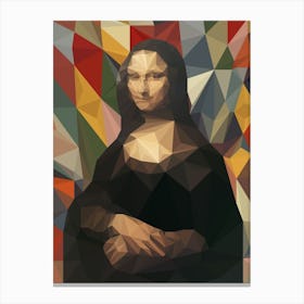 Dissolve #4 Mona Lisa Canvas Print
