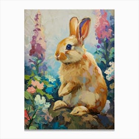 Himalayan Rabbit Painting 2 Canvas Print