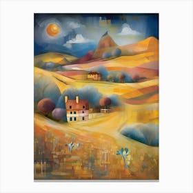 House In The Countryside 3 Canvas Print