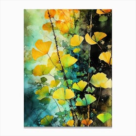 Ginko Leaves flora nature Canvas Print