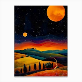 Tuscan Sunset Canvas Print