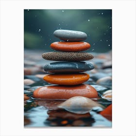 Zen Stones 7 Canvas Print