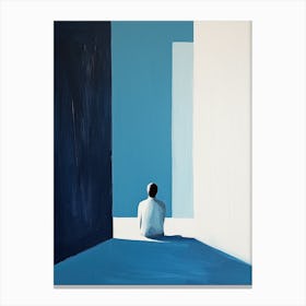 'Blue Room', Minimalism Canvas Print