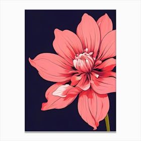 Dahlia Flower 3 Canvas Print