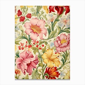 Floral Wallpaper 129 Canvas Print