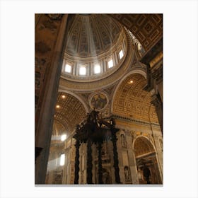 St. Peter's Cathedral Ceiling Canvas Print
