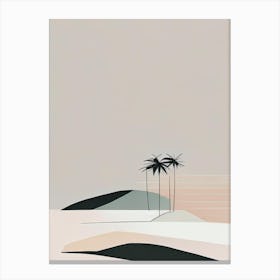 Sumba Island Indonesia Simplistic Tropical Destination Canvas Print
