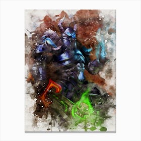 Darion Mograine World Of Warcraft 1 Canvas Print