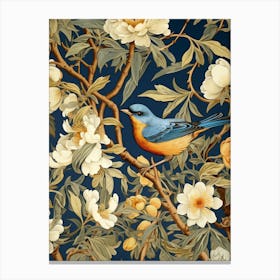 Bird On A Branch 10 Canvas Print