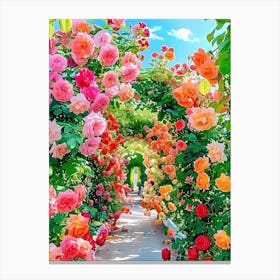 Rose Garden 1 Canvas Print