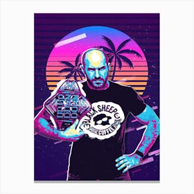 Cesaro 80s Retro Canvas Print