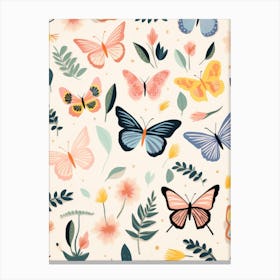 Butterfly Pattern Canvas Print