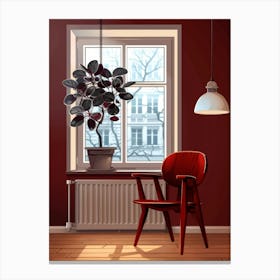 Room With A Chair Canvas Print