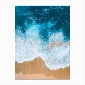 Aerial View Of A Beach 39 Canvas Print