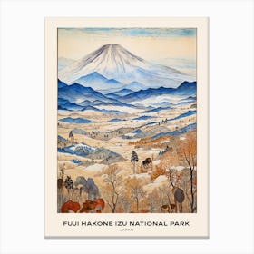 Fuji Hakone Izu National Park Japan 6 Poster Canvas Print