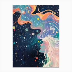 Galaxy Girl 1 Canvas Print