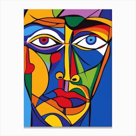 Abstract Face 17 Canvas Print