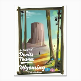 Devils Tower Wyoming Canvas Print