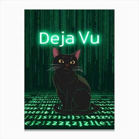 the matrix Deja Vu Canvas Print