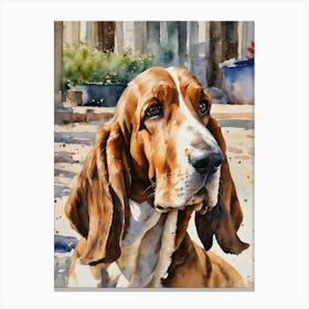 Basset Hound 1 Canvas Print