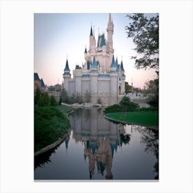 Cinderella Castle At Dusk Canvas Print