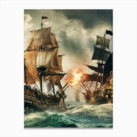 Pirates Of The Caribbean Canvas Print