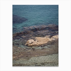 Rocks In The Sea,Italy Canvas Print