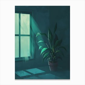 Plant Next A Window Canvas Print