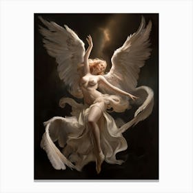 Naked Angel of Light #1 Canvas Print