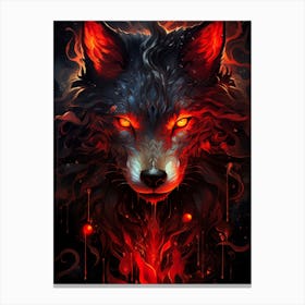 Wolf Art 1 Canvas Print