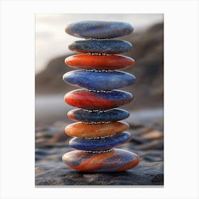 Stack Of Stones 1 Canvas Print