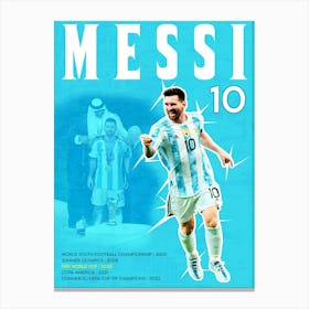 Lionel Messi 1 Canvas Print