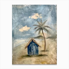 Beach Hut 2 Canvas Print